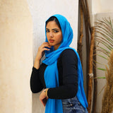 Marine Chiffon scarf - AB Essential Women Wear