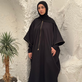 Misk Abaya - Black - AB Essential Women Wear