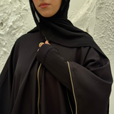 Misk Abaya - Black - AB Essential Women Wear