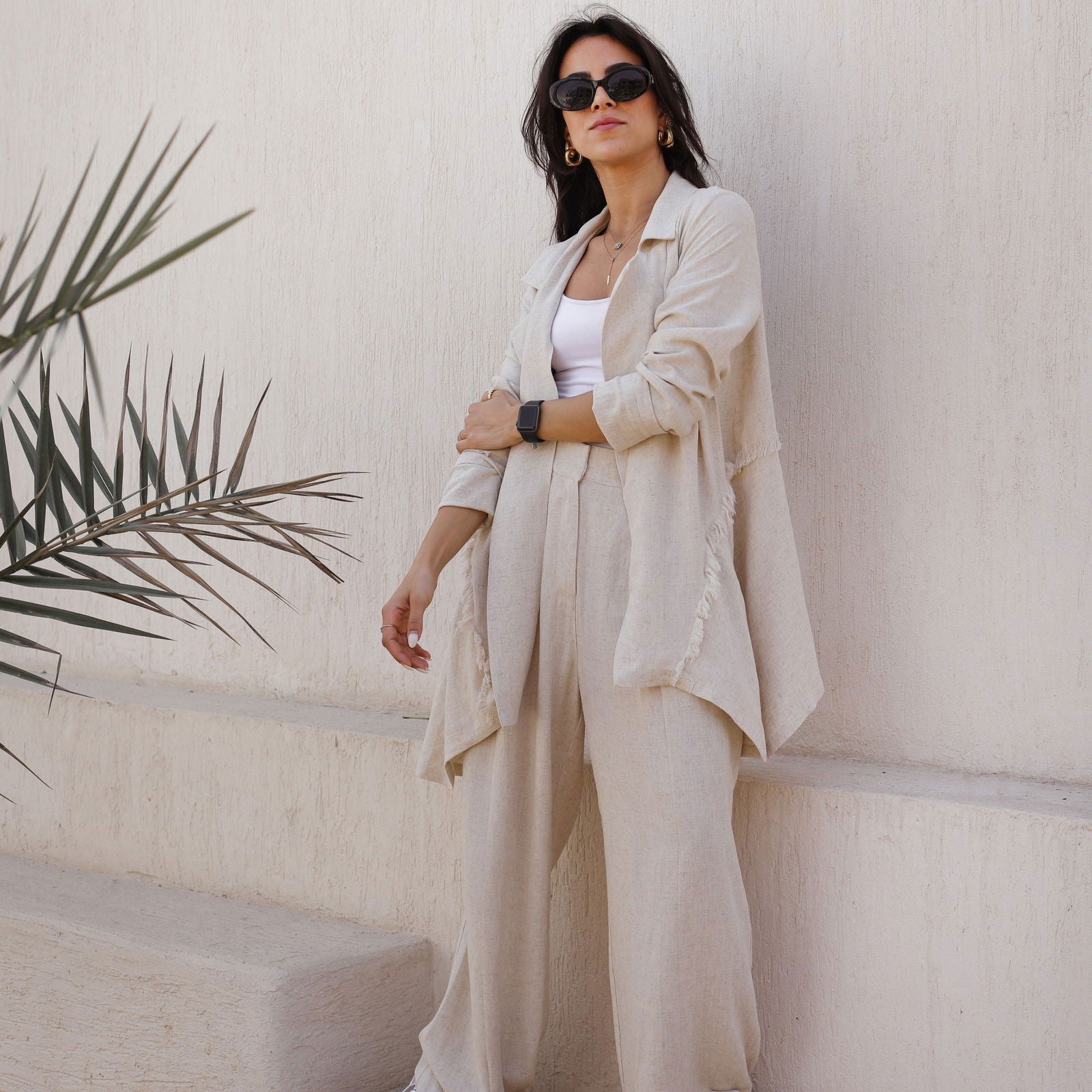 Nature Touch Linen Set - AB Essential Women Wear