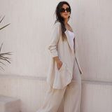 Nature Touch Linen Set - AB Essential Women Wear