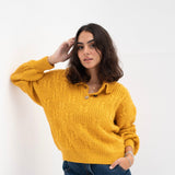 Polo Pullover - Mustard - AB Essential Women Wear