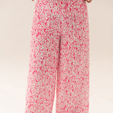 Raspberry Linen pants - AB Essential Women Wear