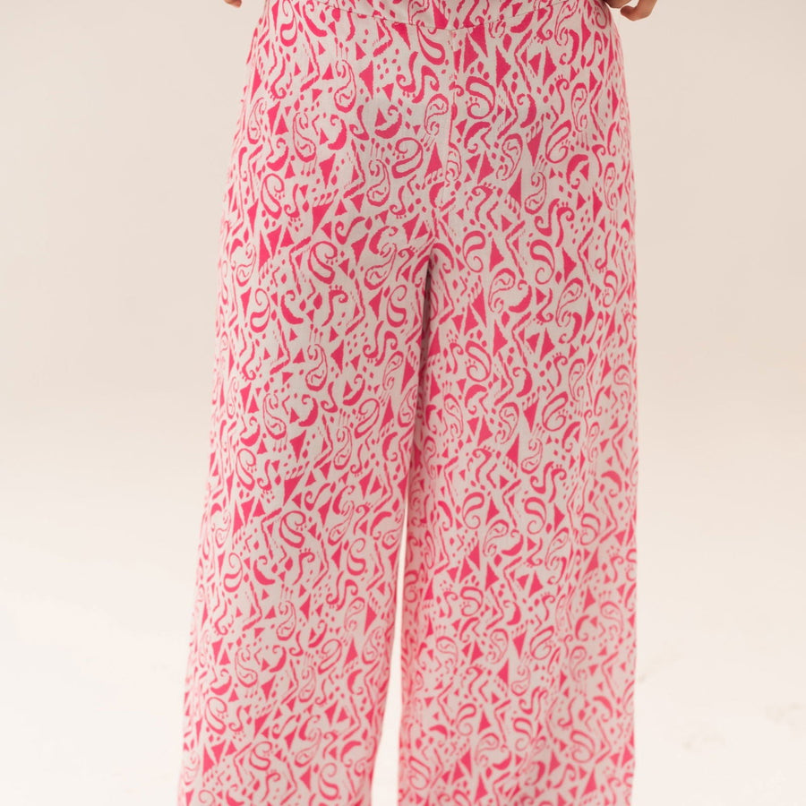 Raspberry Linen pants - AB Essential Women Wear