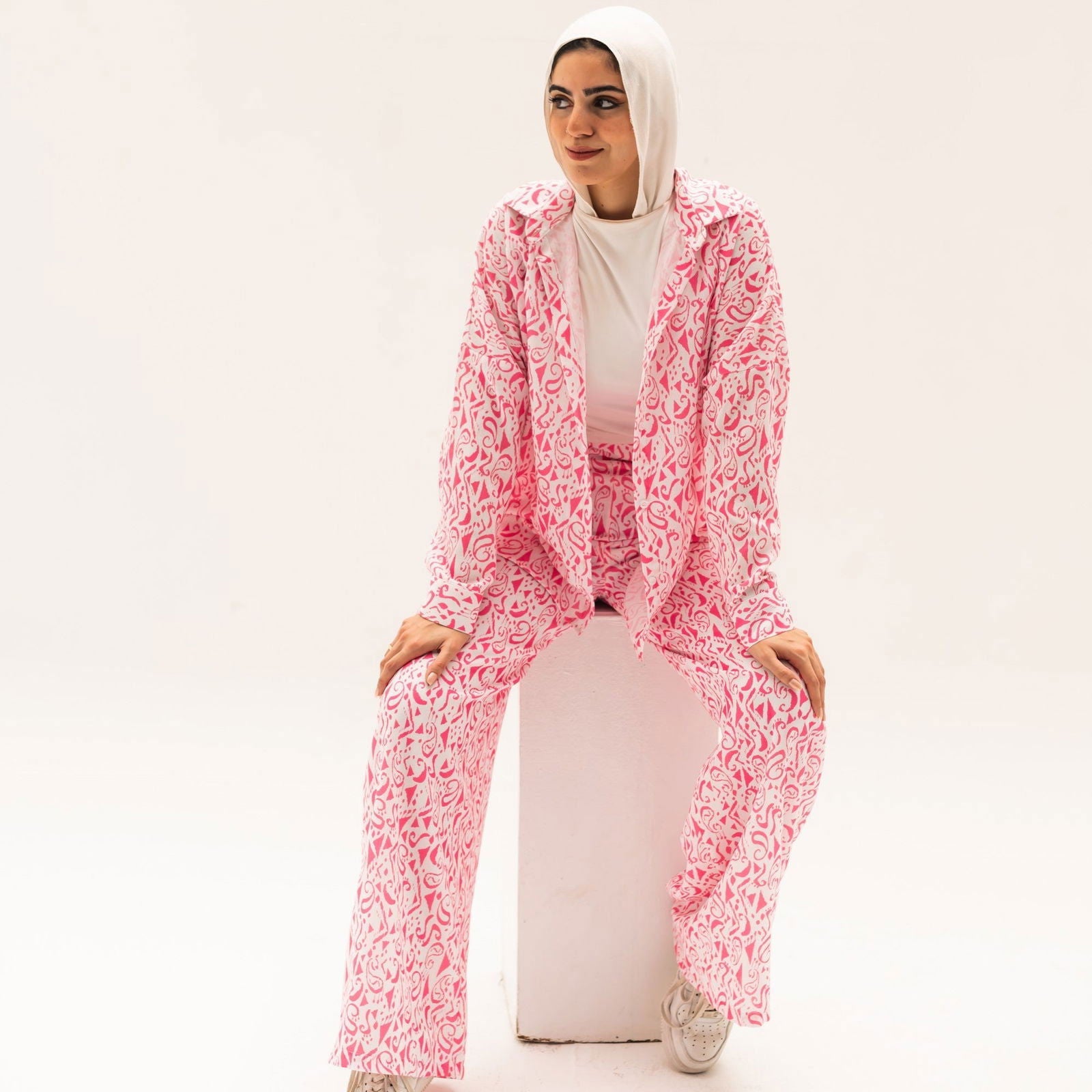 Raspberry Linen pants - AB Essential Women Wear