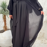 Rawnak Abaya Black - AB Essential Women Wear