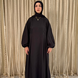 Rihanna Cloche Abaya Black - AB Essential Women Wear