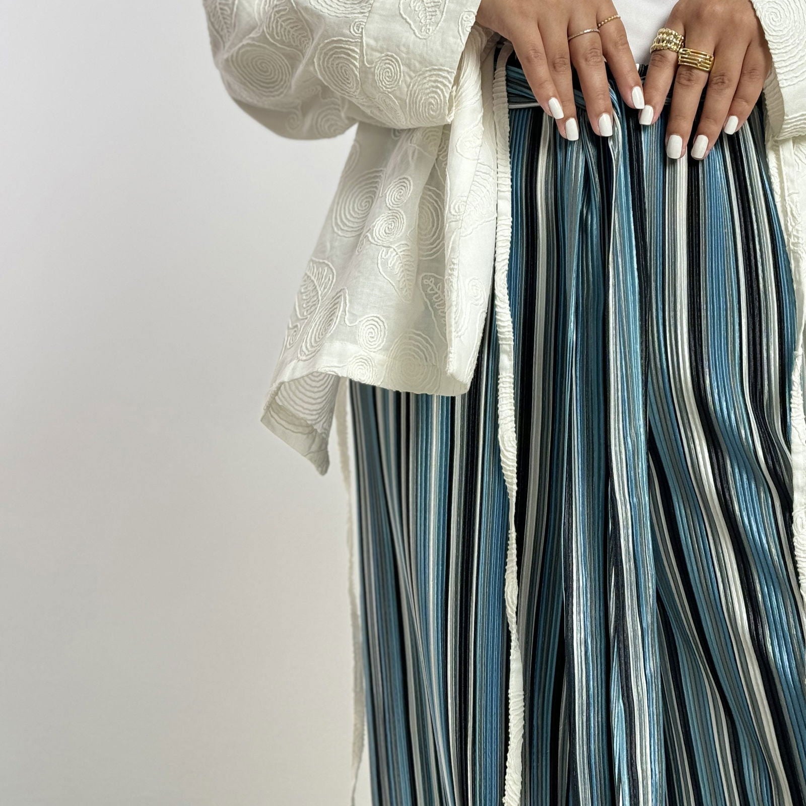 Sea Side Pants Bluish - AB Essential Women Wear