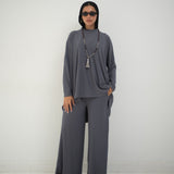 Serena Set Grey - AB Essential Women Wear