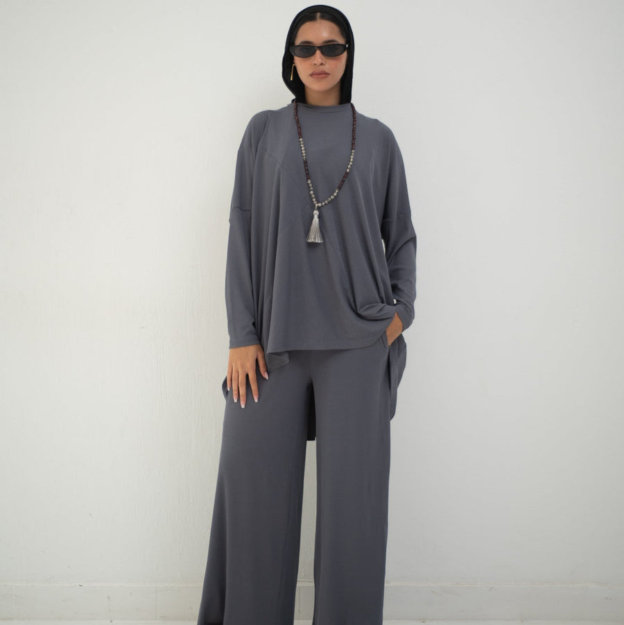 Serena Set Grey - AB Essential Women Wear