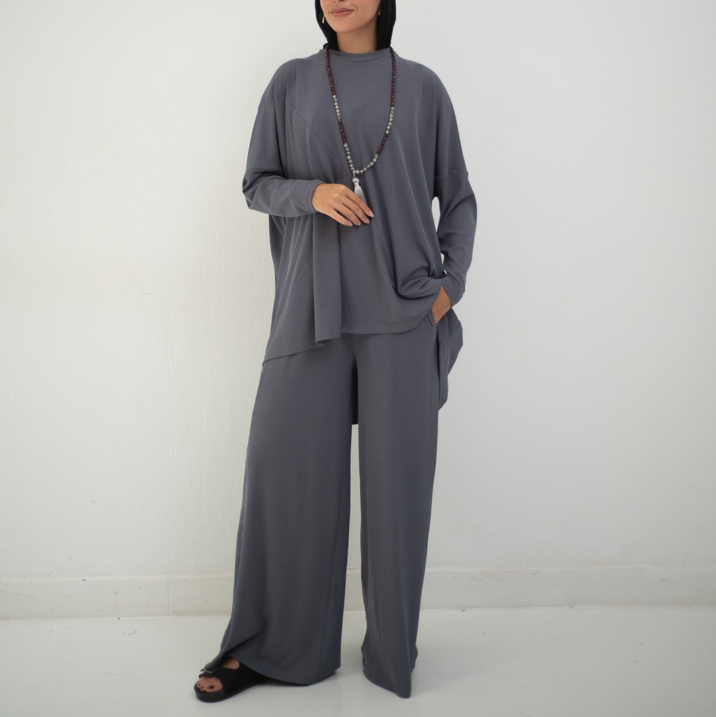 Serena Set Grey - AB Essential Women Wear