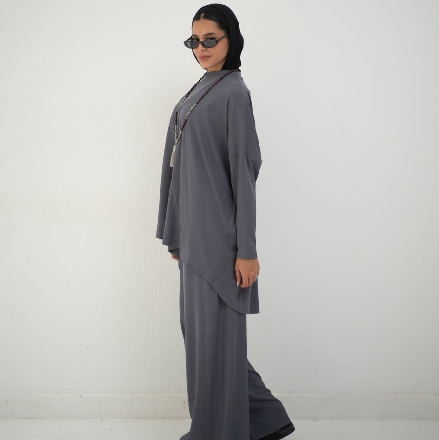 Serena Set Grey - AB Essential Women Wear