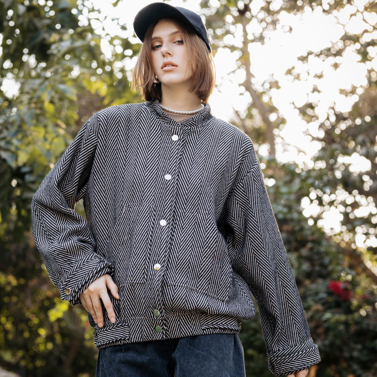 Street Bomber Black - AB Essential Women Wear