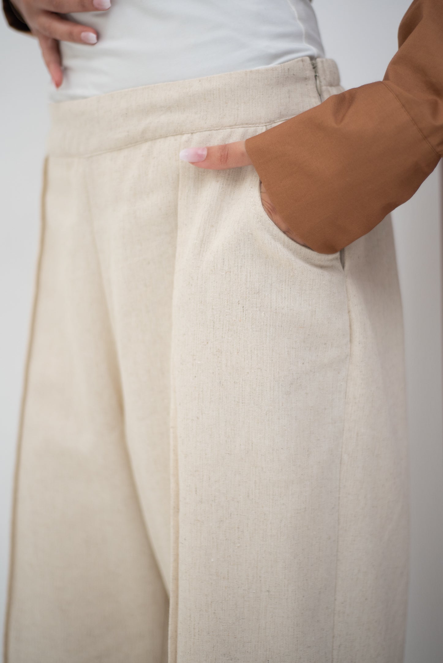 Sway Pants Beige - AB Essential Women Wear