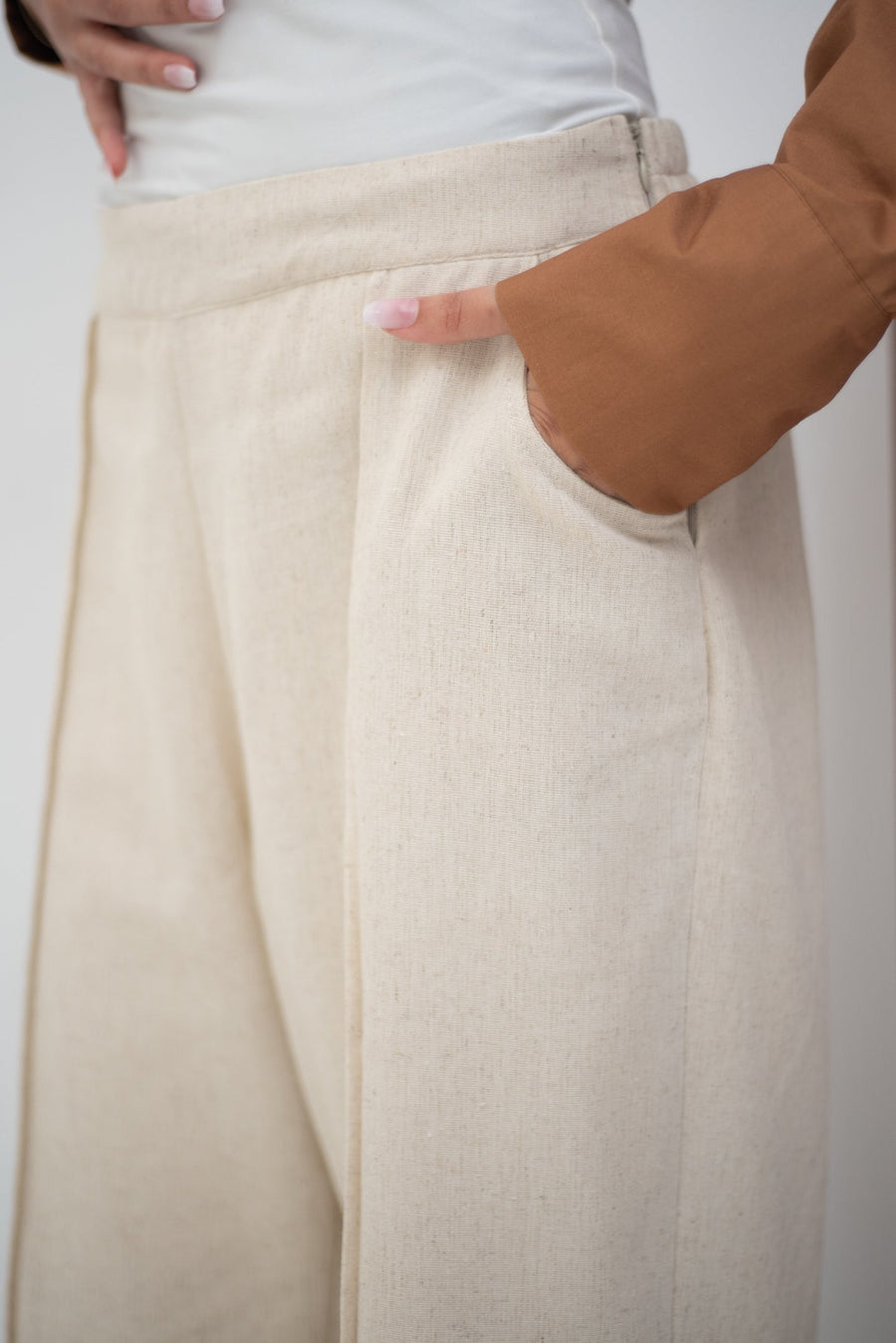 Sway Pants Beige - AB Essential Women Wear