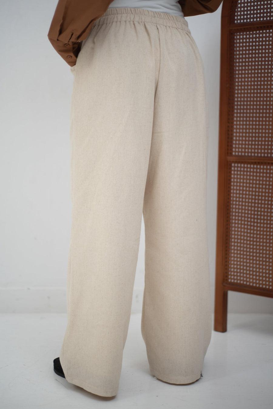 Sway Pants Beige - AB Essential Women Wear