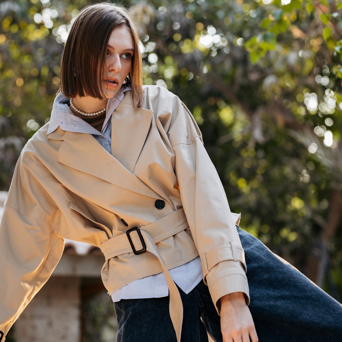 The Mini Trench Beige - AB Essential Women Wear
