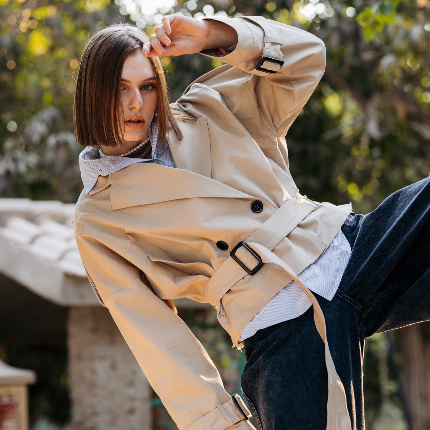 The Mini Trench Beige - AB Essential Women Wear