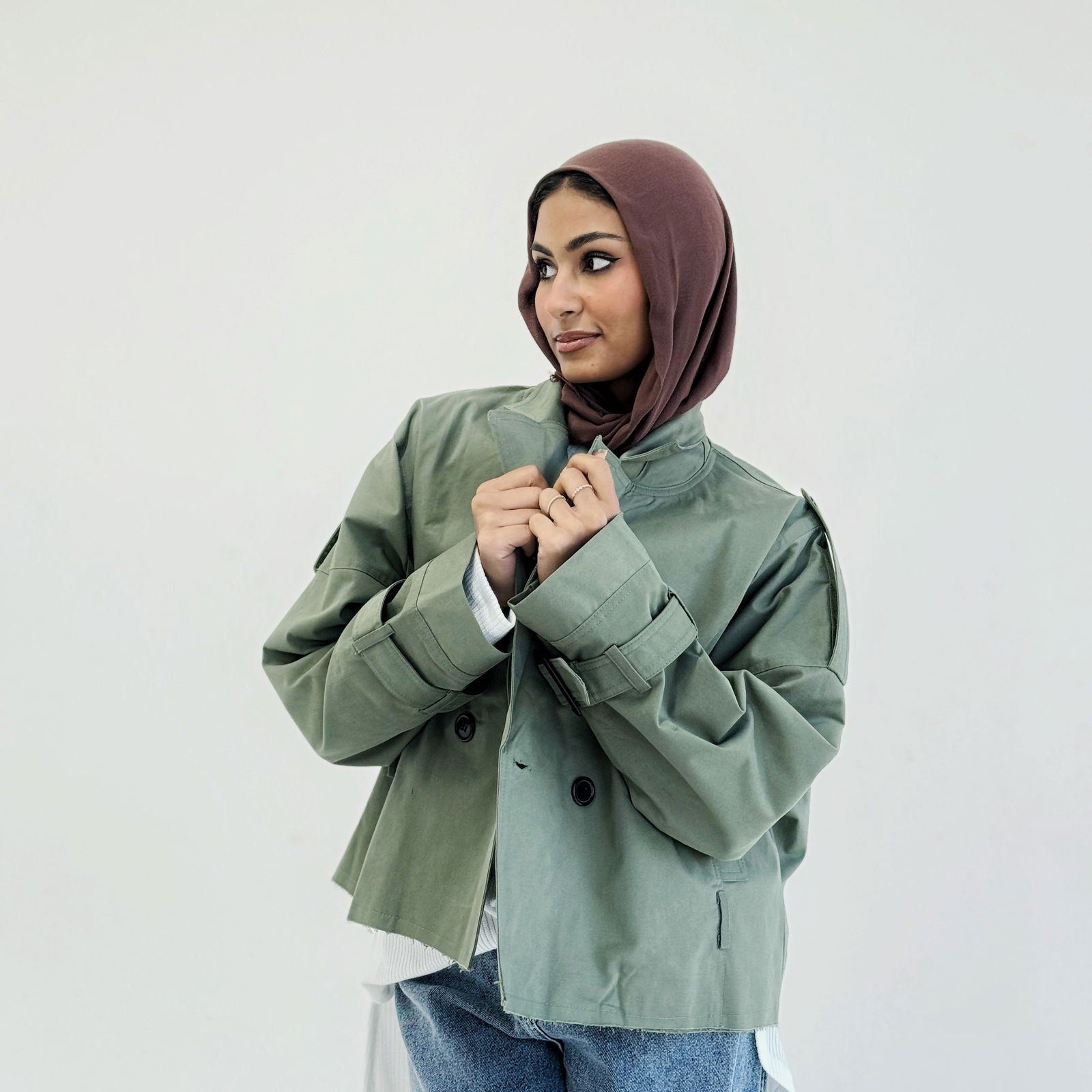 The Mini Trench Olive - AB Essential Women Wear