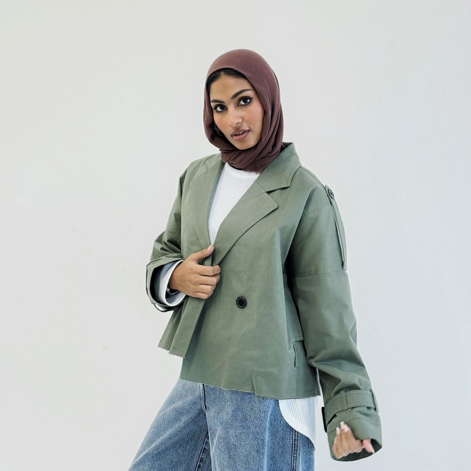 The Mini Trench Olive - AB Essential Women Wear