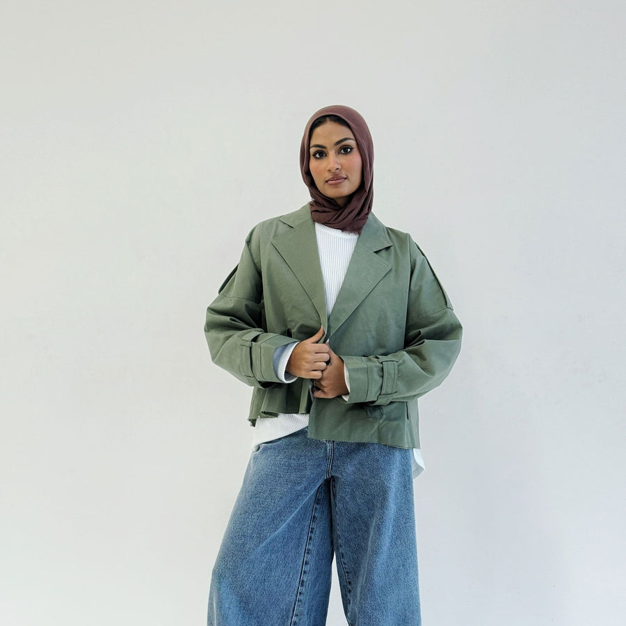 The Mini Trench Olive - AB Essential Women Wear