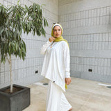 Serena Set Off White