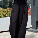 Wide Leg Pants Black - AB Essential Women Wear