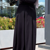 Wide Leg Pants Black - AB Essential Women Wear