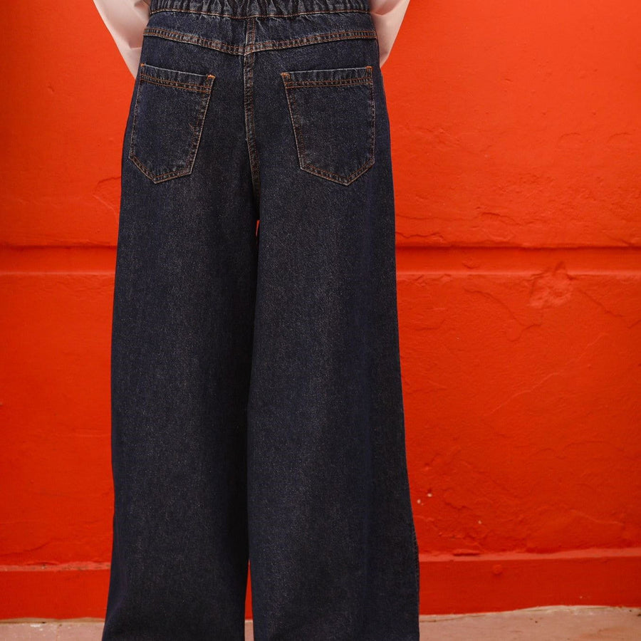 Wide Legs Jeans Pants - AB Essential Women Wear