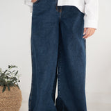 Wide Legs Jeans Pants - AB Essential Women Wear