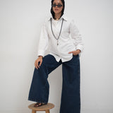 Wide Legs Jeans Pants - AB Essential Women Wear