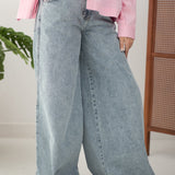 Wide Legs Jeans Pants ICE - AB Essential Women Wear