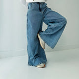 Wide Legs Jeans Sky - AB Essential Women Wear