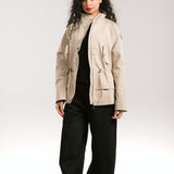 The Icon Gabardine Jacket Beige