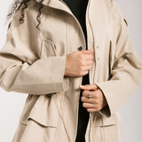 The Icon Gabardine Jacket Beige
