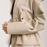 The Icon Gabardine Jacket Beige