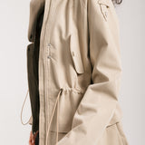 The Icon Gabardine Jacket Beige