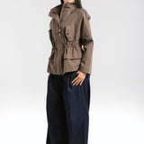 The Icon Gabardine Jacket Brown