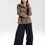 The Icon Gabardine Jacket Brown