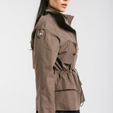 The Icon Gabardine Jacket Brown