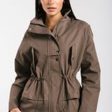 The Icon Gabardine Jacket Brown