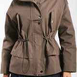The Icon Gabardine Jacket Brown