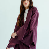 New Bestie Blazer Burgundy