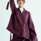 New Bestie Blazer Burgundy