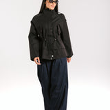 The Icon Gabardine Jacket Black