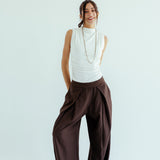 New Bestie Pants Brown