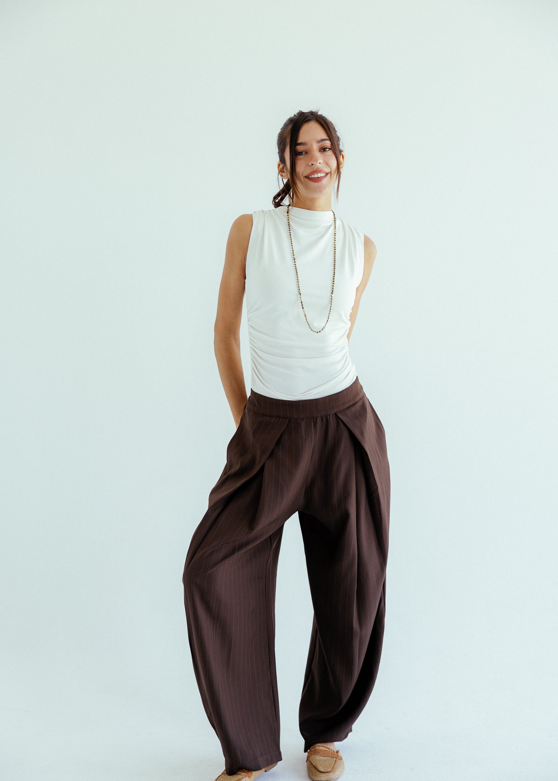 New Bestie Pants Brown