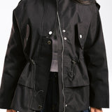 The Icon Gabardine Jacket Black