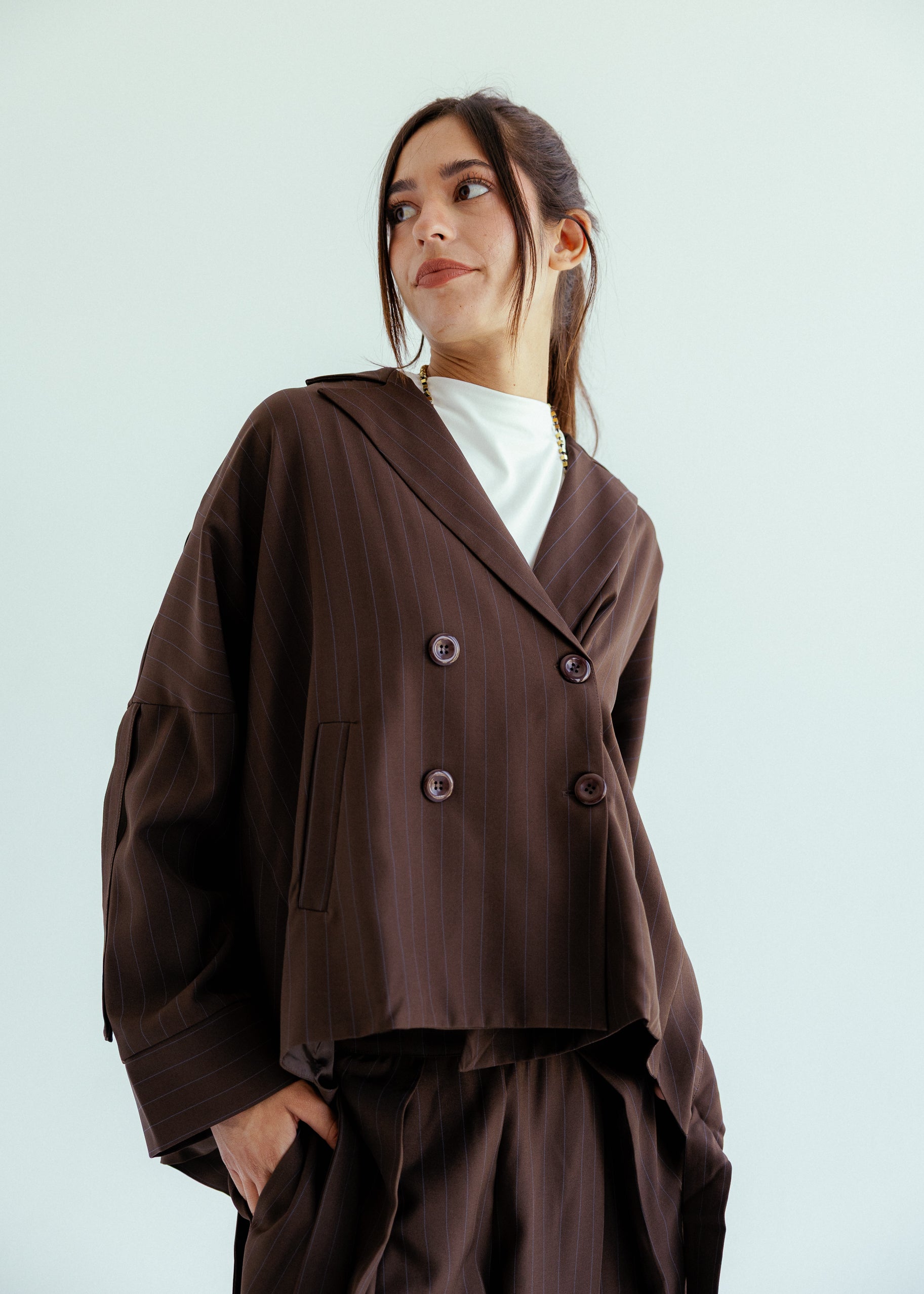 New Bestie Blazer Brown