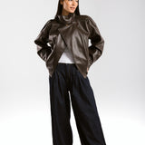 Main Leather Jacket Brown